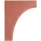 Ekena Millwork 1 3/4"W x 8"D x 10"H Clarksville Wood Vintage Decor Bracket, Salvage Red BKTWD02X08X10CVRD - alternate 2